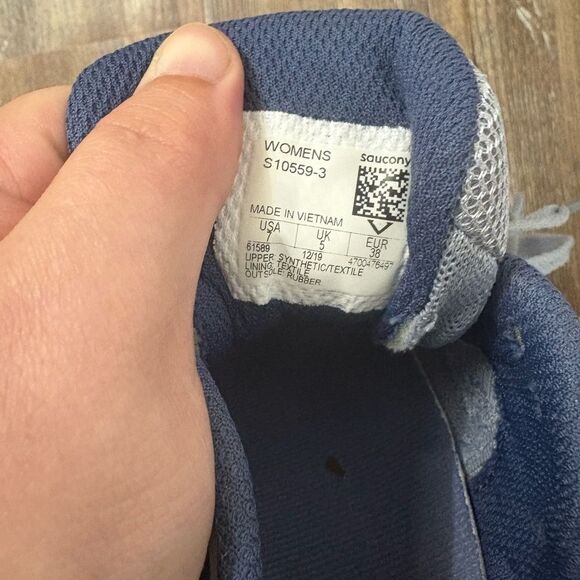 Saucony Cohesion 13 Blue Running Sneaker Size 7 Acticewear Outdoor Athleisure - Picture 8 of 8